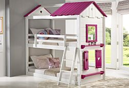 Tower Twin over Twin Bunk Bed for Boys Donco Kids