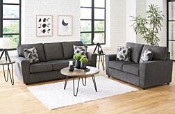 Cascilla Slate Sofa & Loveseat Set - Ashley Furniture - 2680438-35