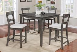 Henderson Grey Pub - Counter Height Dining Set