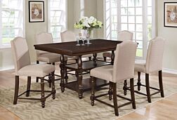 Langley Pub Dining Set - 2766 - Crown Mark - Counter Height - Taupe