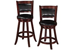 2 Cecil Swivel Stools - Counter or Bar Height