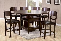 Conner Pub - Counter Height Dining Set - Round or Square (Drop Leaves)