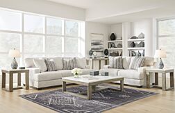 Brebryan Flannel Sofa & Loveseat Set - 2 Pc.