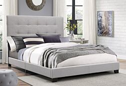 Florence Grey Bed - Twin/Full