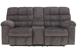 Acieona Slate Reclining Loveseat