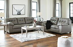 Donlen Grey Sofa & Loveseat Set - Ashley Furniture - 5970238-35