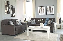2 Pc. Alsen Granite Sofa & Loveseat Set