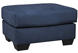 Darcy Blue Ottoman