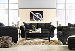 Darcy Black Sofa & Loveseat Set - 2 Pc.