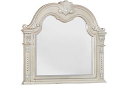 Stanley Antique White Mirror