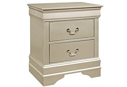 Lacy Champagne Nightstand