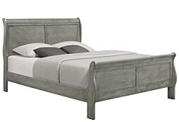 Lacy Grey Queen Bed