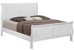Lacy White Queen Bed