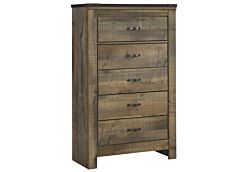 Trinell Brown 5-Drawer Chest