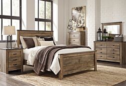 6 Pc. Trinell Brown King Bed Set