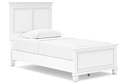 Fortman White Twin Bed