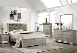 Amalia King Bedroom Set - 6 Pc.