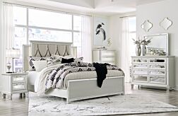 Lindenfield Champagne King Bed Set - 6 Pc.