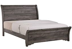 Coralee Grey King Bed