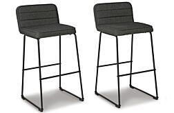 2 Nerison Gray Bar stools