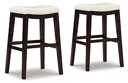 2 Lemante Ivory Bar stools