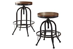 2 Valebeck Swivel Stools - Counter Height or Bar Height