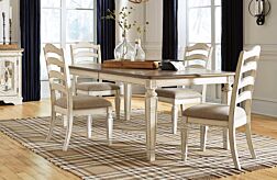 Realyn Rectangle Dining Set 1