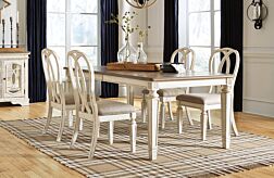 Realyn Rectangle Dining Set 2