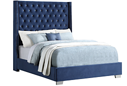 Haven Blue Queen Bed