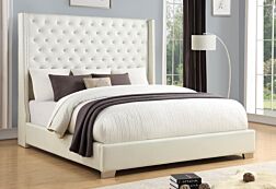 Lena Pearl White 72" Queen Bed