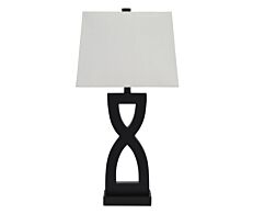 1 Amasai Black Poly Table Lamp