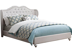 Paradise Pearl Platform Queen Bed