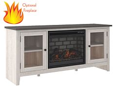 Dorrinson 60" TV Stand - Optional Fireplace