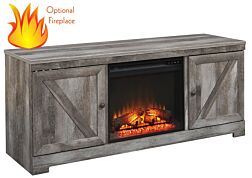 Wynnlow Large TV Stand - Opt. Fireplace (63.39" W)