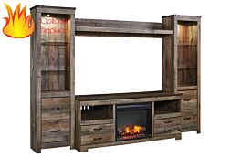 Trinell Entertainment Unit - Opt. Fireplace