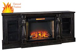 Mallacar TV Stand (74.75" W) - Optional Fireplace