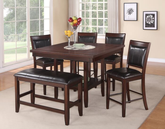 Pub dining on sale set with bench