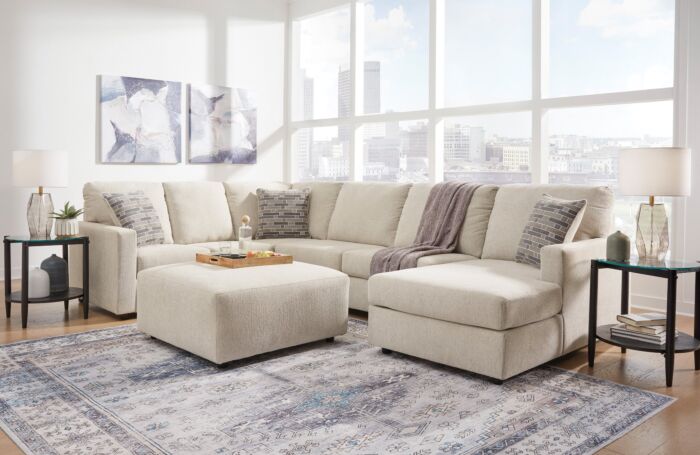 Edenfield Linen Sectional 3 Piece By Ashley