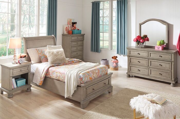 Lettner Twin Sleigh Bed Ashley, Twin Sleigh Bed With Storage Drawers