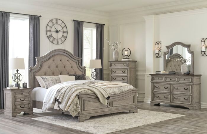 Ashley furniture deals white king bed
