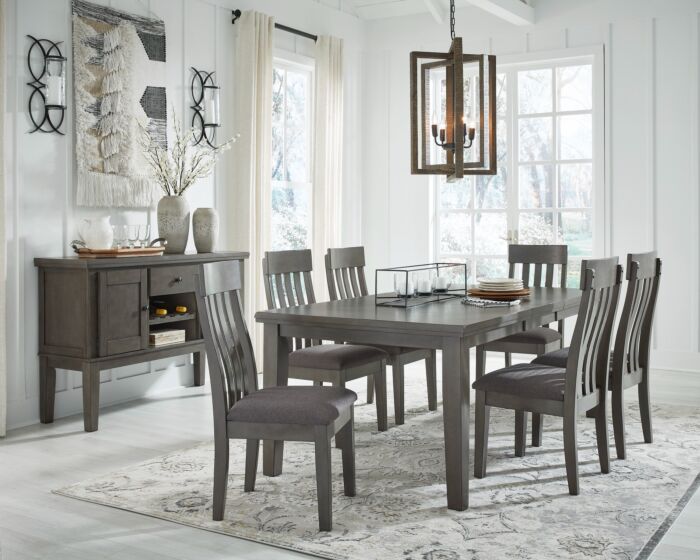 Gray dining room clearance table sets