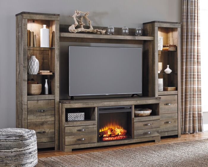 Trinell entertainment wall unit discount