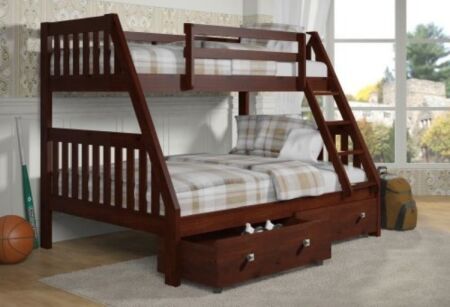Cathy Mission Bunk Bed - (Twin/Full)