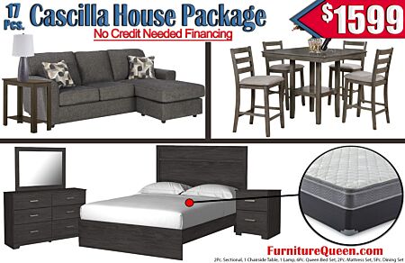 3 Room Package - $1599 - Cascilla Furniture Package Deals
