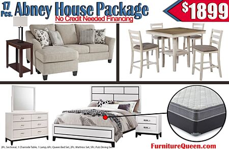 17 Pc. Abney Whole House Package - $1899