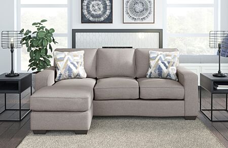 2 Pc. Greaves Stone Sofa Chaise