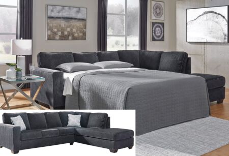 Altari Slate Sleeper Sectional Set