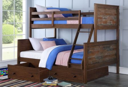 Artesian Brown Bunk Bed (Twin/Full)