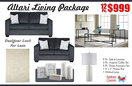 12 Pc. Altari Living Room Package