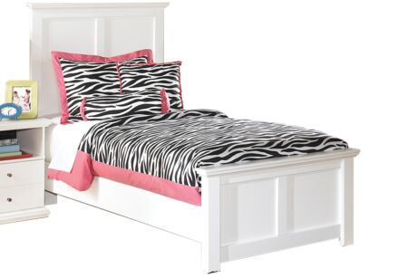 Bostwick Shoals White Twin Bed